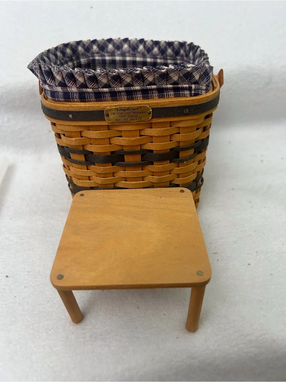 Longaberger woven picnic